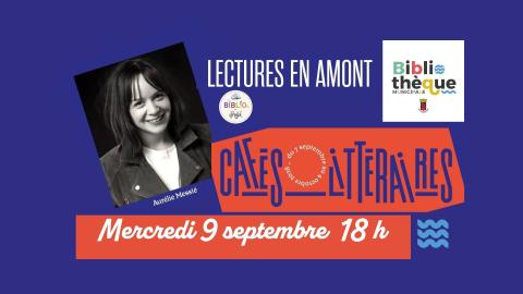 Affiche lecture Cafés littéraires Bibliothèque BSA